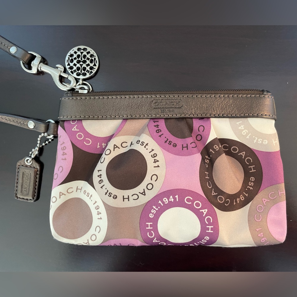 Vintage Coach Wristlet